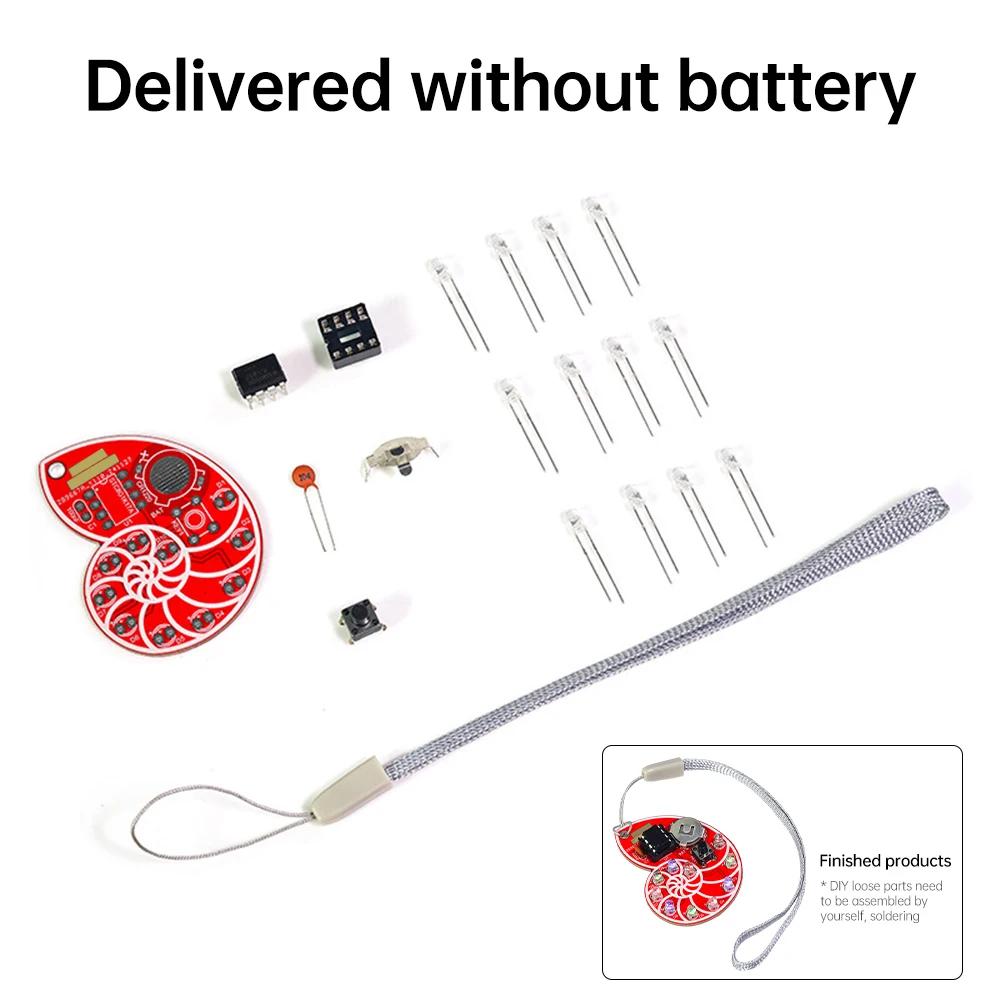 Kit d'apprentissage de soudure électronique bricolage, coquillage LED SMD SMT, Kit électronique pour