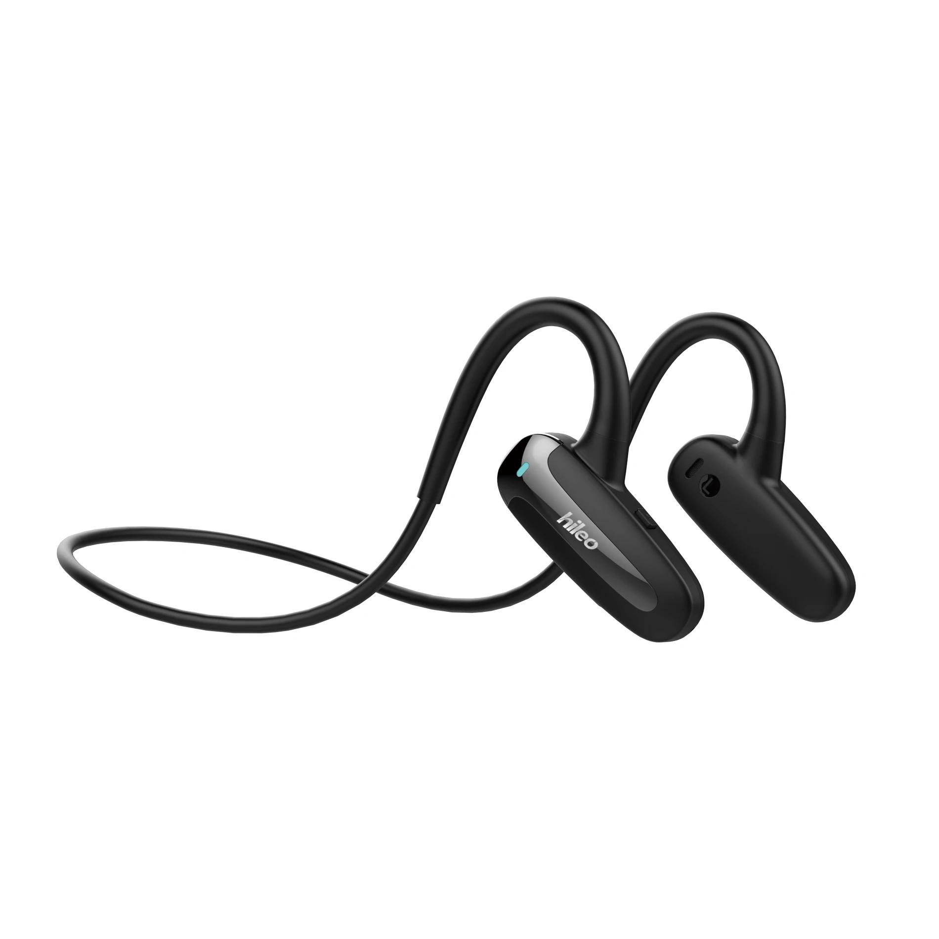 Hileo Hi70 Écouteurs Bluetooth à Conduction Aérienne OWS, Casque Sport Sans Fil Étanche à Crochet d'