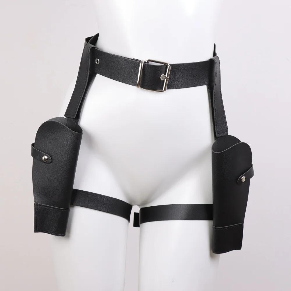 Étui pour pistolet Lara, ceinture de cowboy occidentale, accessoire de costume de cosplay Halloween 