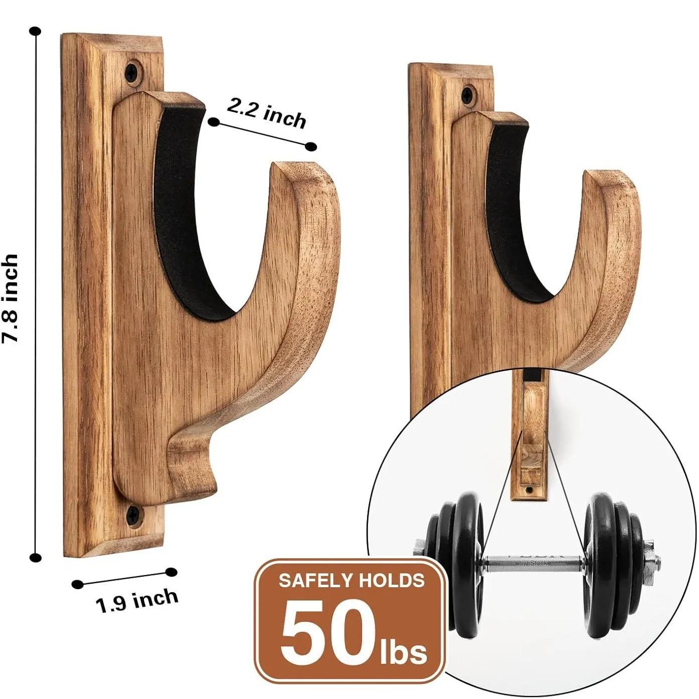 Support mural en bois pour fusil de chasse, organisateur multifonctionnel pour la maison, ornement m