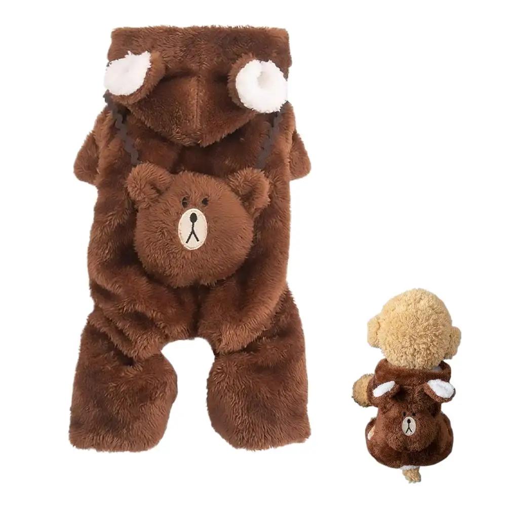 Vêtements pour chiens, collection hiver-automne, chauds, à quatre pattes, doublés de polaire, tenues