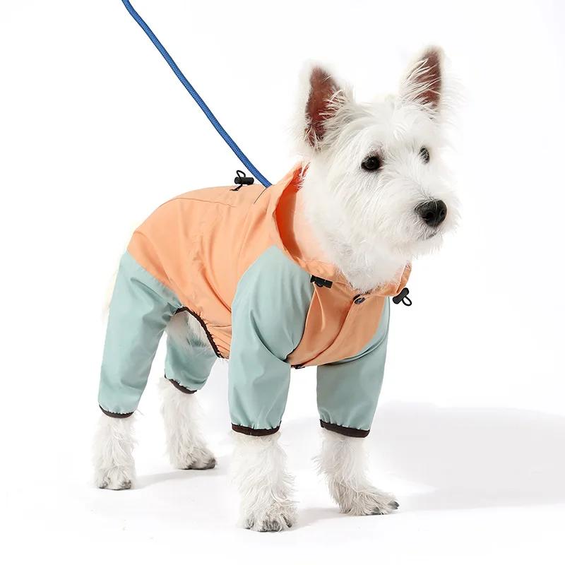 Imperméable pour chien à quatre pattes, veste imperméable pour chiot, manteau doux et chaud, petits 