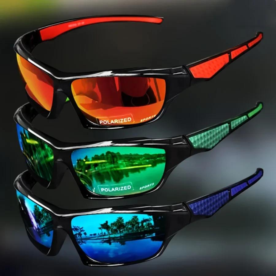 Lunettes de soleil sport polarisées UV400 personnalisables - Monture ronde métal unisexe fashion