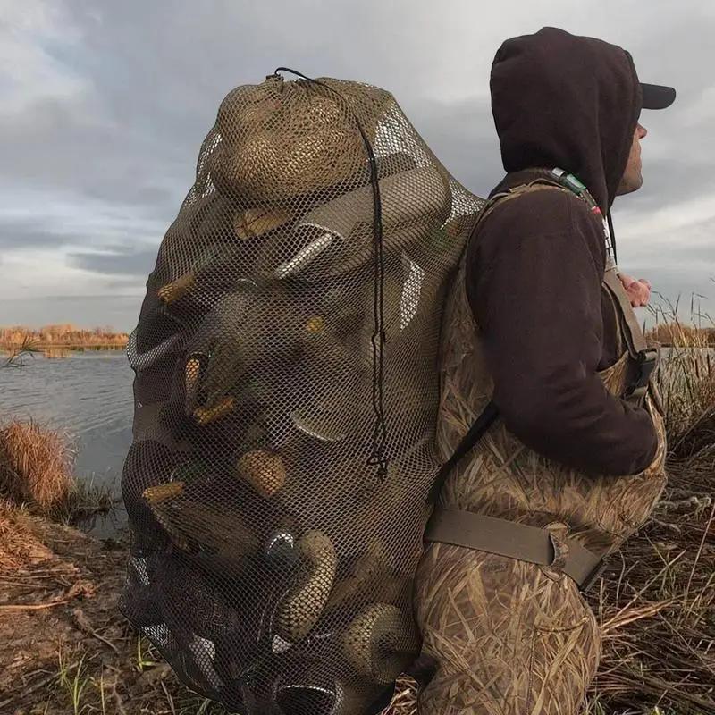 Sac transport décoy chasse canard/dinde - Sac léger à bretelles ajustables pour équipement de chasse