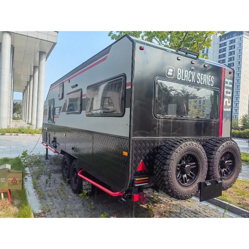 Remorque de camping familiale de grande taille pour les voyages de chasse
