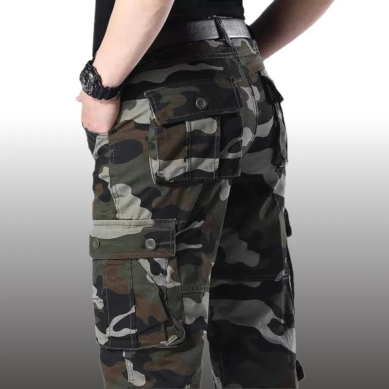 Pantalon cargo militaire homme pour chasse - Trousers tactiques multi-poches - Survêtement de travail outdoor