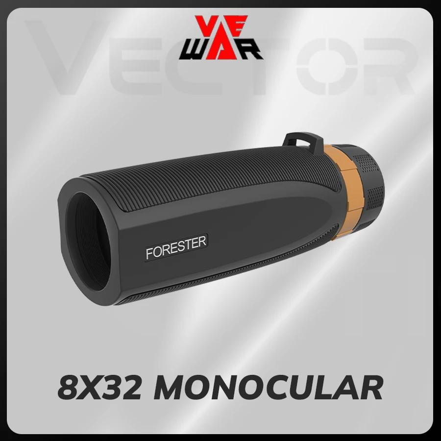 Monoculaire Vector Optics 8x32 étanche IPX6 avec prisme BK-7 - Pour voyage, chasse et observation oiseaux