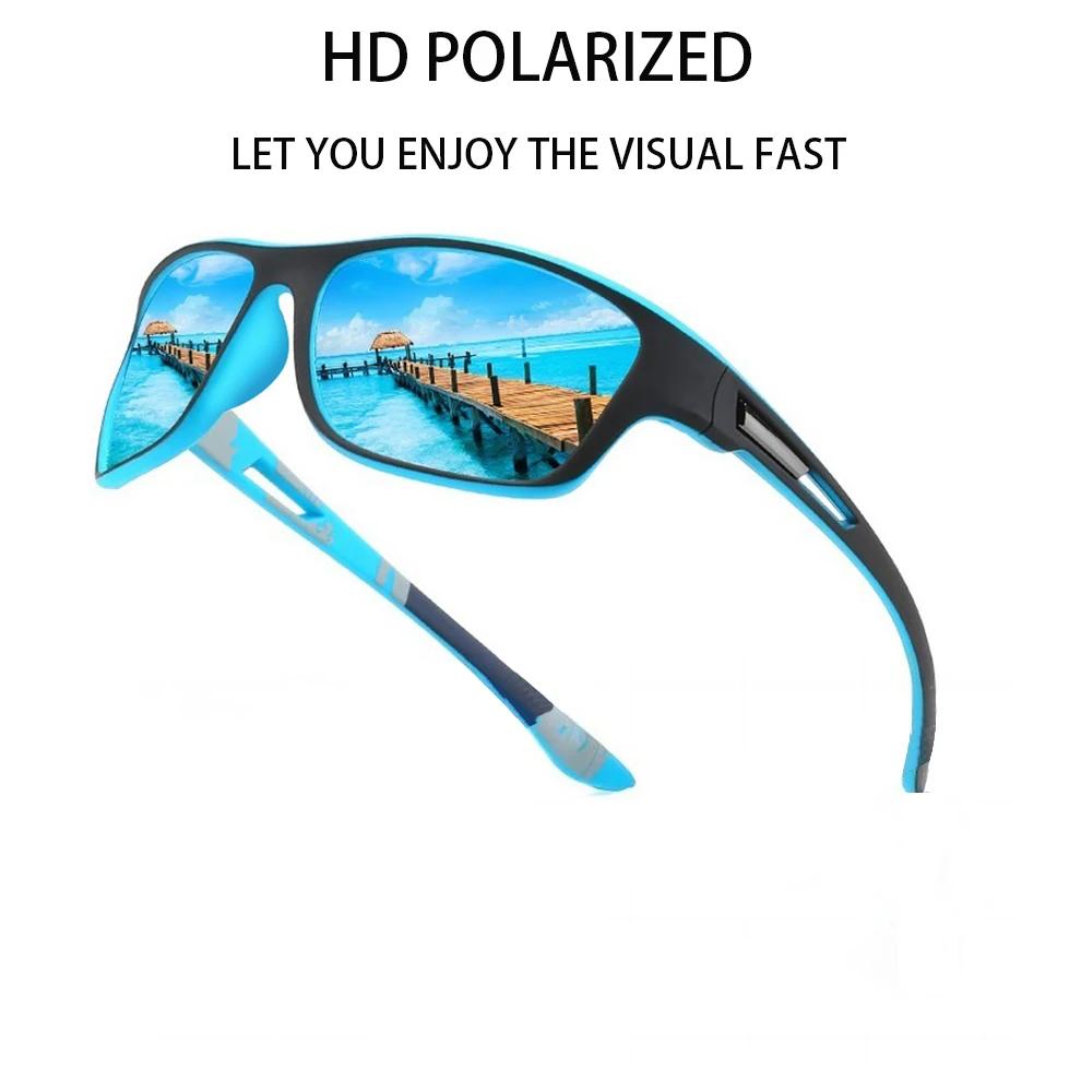 Lunettes de pêche polarisées homme femme anti-éblouissement UV400 lentille TAC pour chasse et randonnée