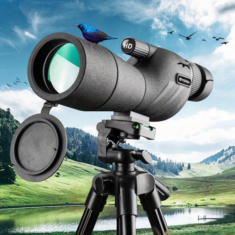 Télescope monoculaire transparent à fréquence variable pour camping extérieur chasse observation ornithologique