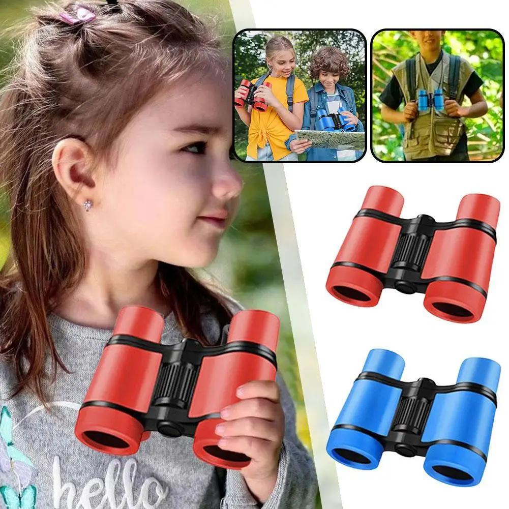 Jumelles Enfants 3-12 Ans Pliables Petites Télescope Cadeau pour Chasse Découverte Extérieure Garçons Filles