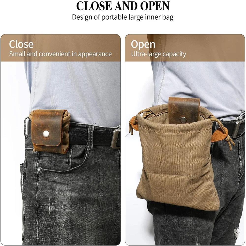 Sac cueillette pliable outdoor pour baies champignons chasse bushcraft randonnée camping équipement