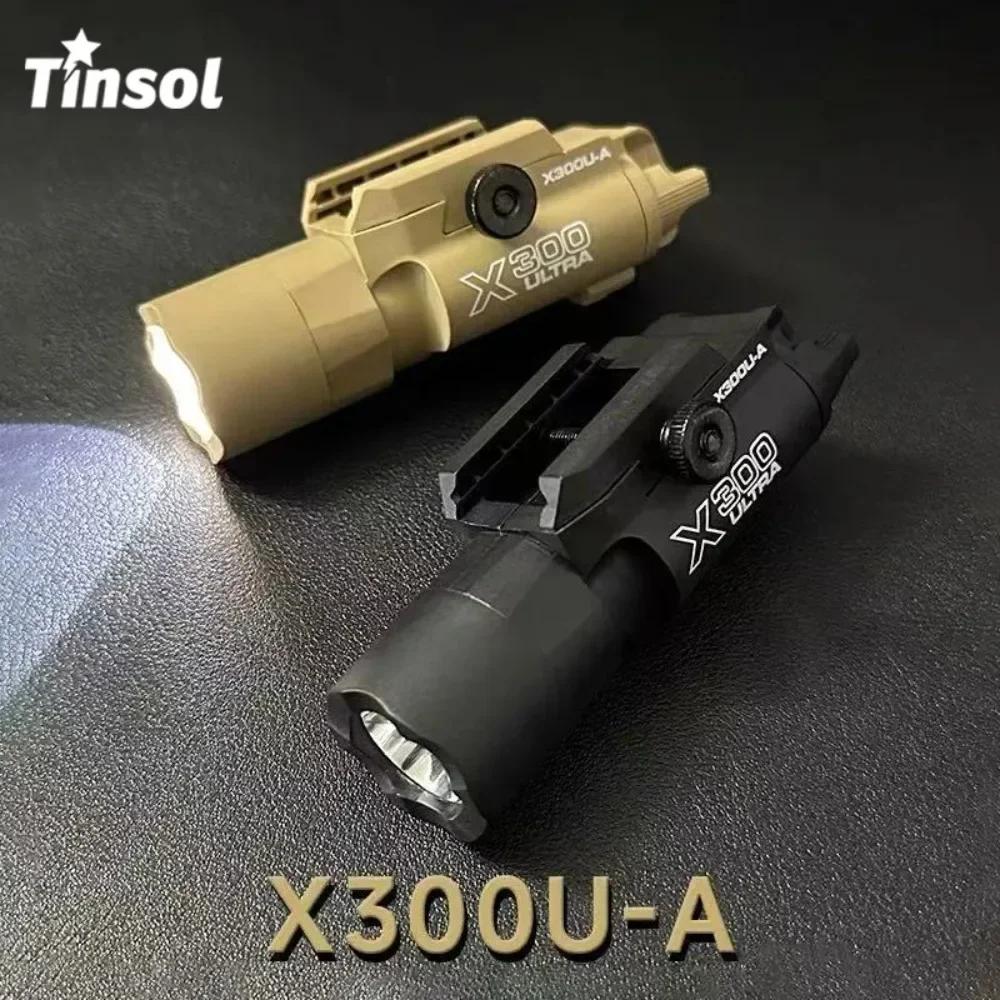 Lampe tactique TINSOL X300U-A multi-fonctions pour rail 20mm - Airsoft, chasse, CS et wargames