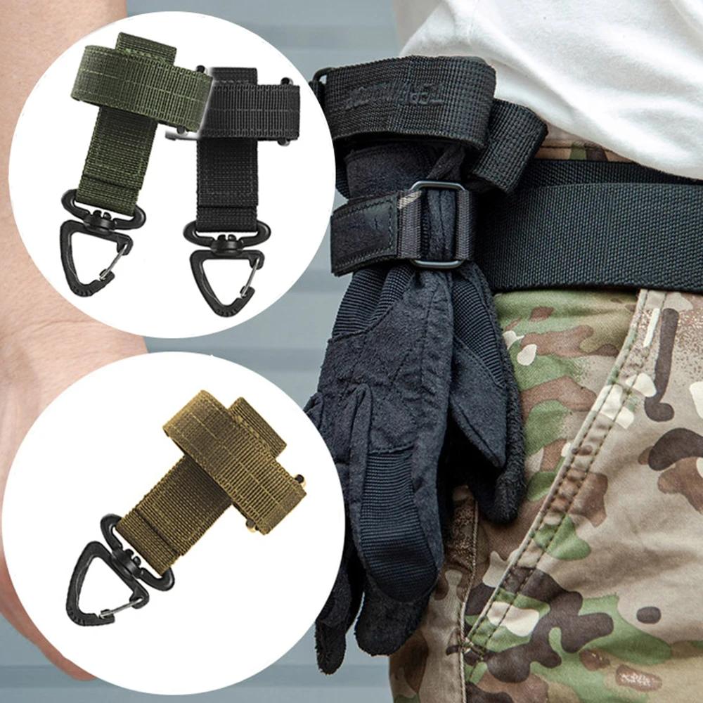 Gants tactiques nylon avec mousquetons - 1 à 6 paires pour randonnée escalade et stockage corde