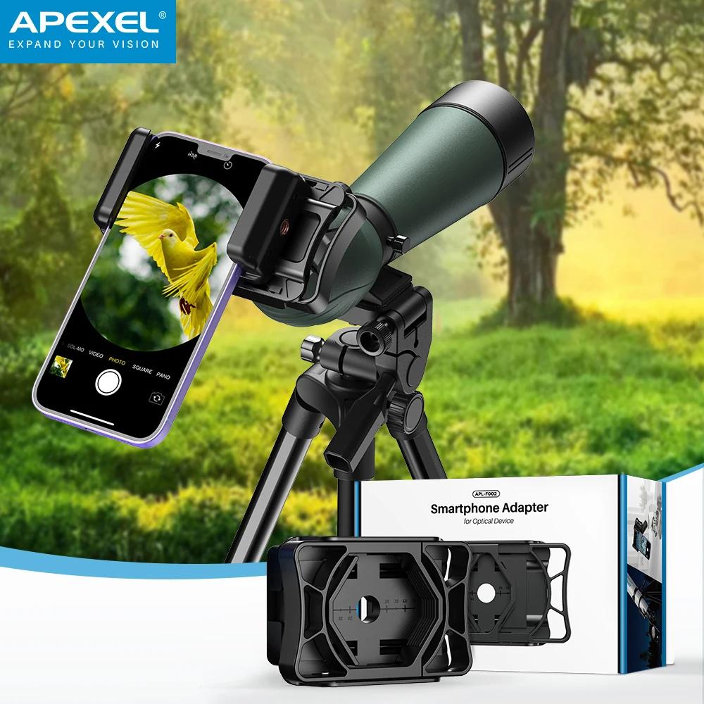 Support téléphone universel APEXEL pour télescopes adaptateur multifonction lunettes astronomiques
