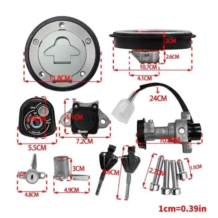 Sécurité pour moto système de verrouillage de démarreur acier renforcé facile à installer pour modèle TSMT15 MT15 occasions spéciales