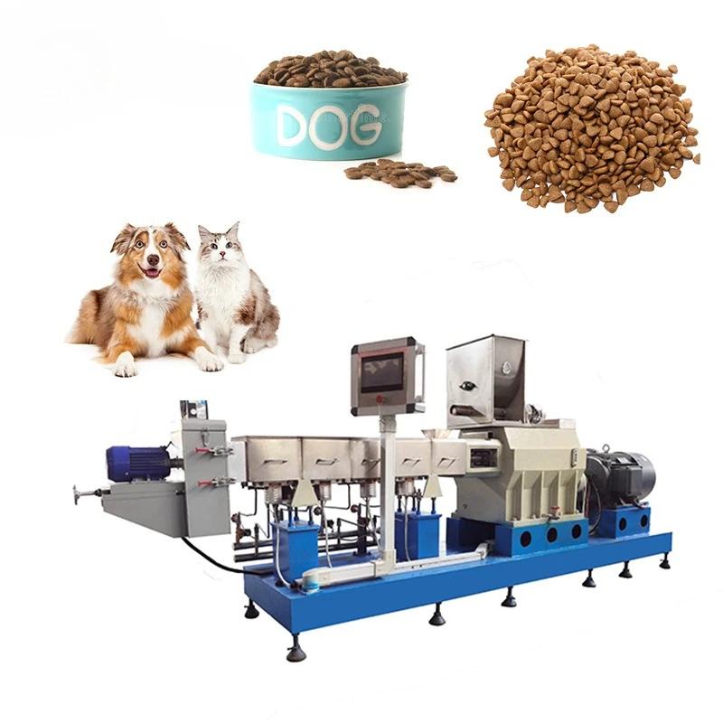 Ligne de production de machines pour aliments secs soufflés pour animaux de compagnie (chiens, chats