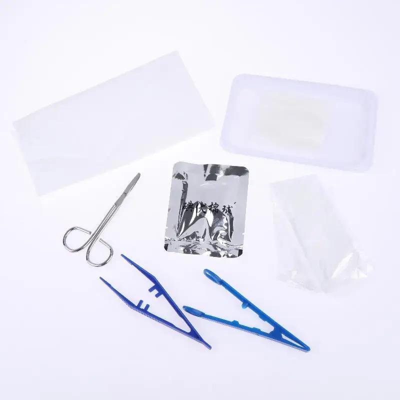 1 Ensemble de matériel médical stérile à usage unique pour le soin des plaies, kit professionnel de