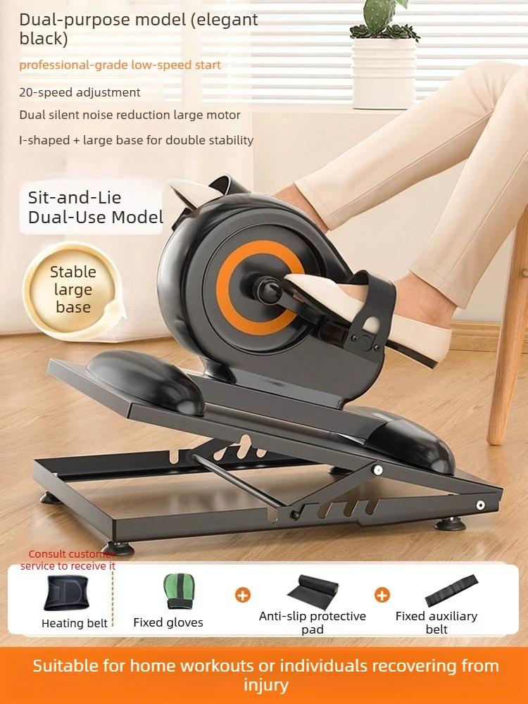Tapis roulant électrique, machine à pédales pour les jambes, ceinture de soutien articulaire et équi