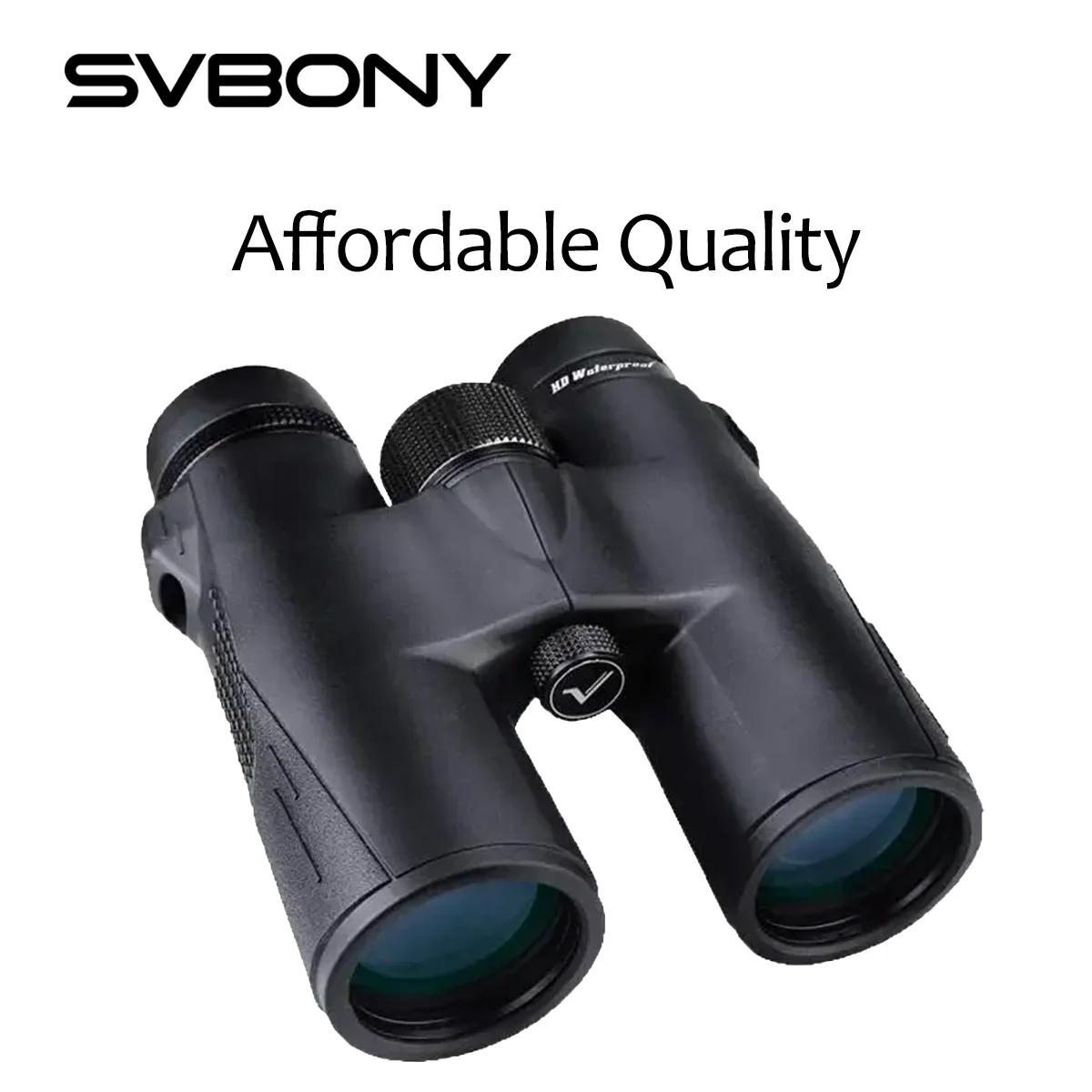 Jumelles Svbony SV47 10x42 HD étanches birdwatching lunette télescope adultes lentilles FMC BAK4 chasse
