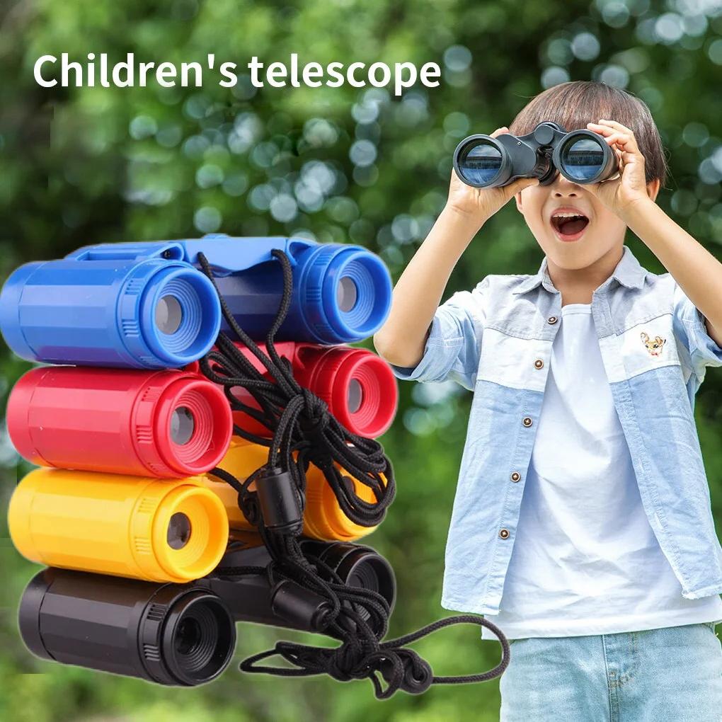 Jumelles enfants portables pliables observation extérieure - Haute résolution pliable pour jeunes explorateurs