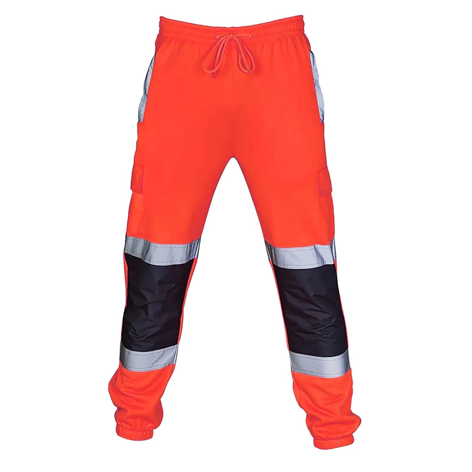 Pantalon de travail haute visibilité pour chasse de nuit - Vêtements sécurité avec bandes réfléchissantes