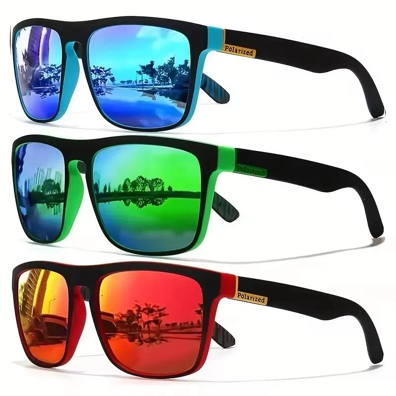 Lunettes de soleil polarisées vintage carrées luxe conduite pêche homme femme marque designer UV400
