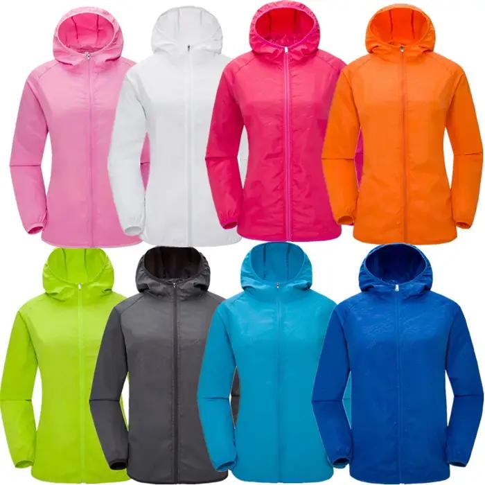 Veste de pluie de Camping pour hommes et femmes, vêtements de Protection solaire imperméables, vêtem