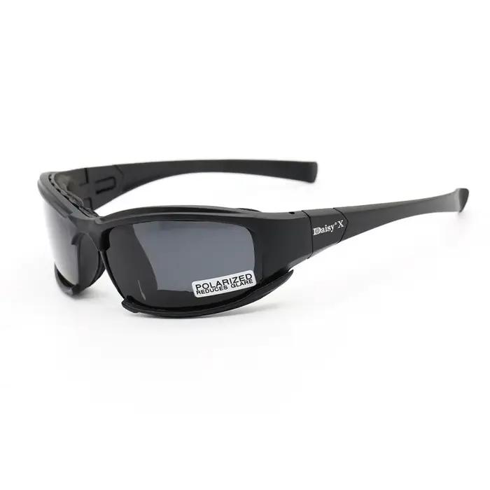 Daisy X7 lunettes polarisées tactiques lunettes militaires lunettes de soleil de l'armée avec 4 lent