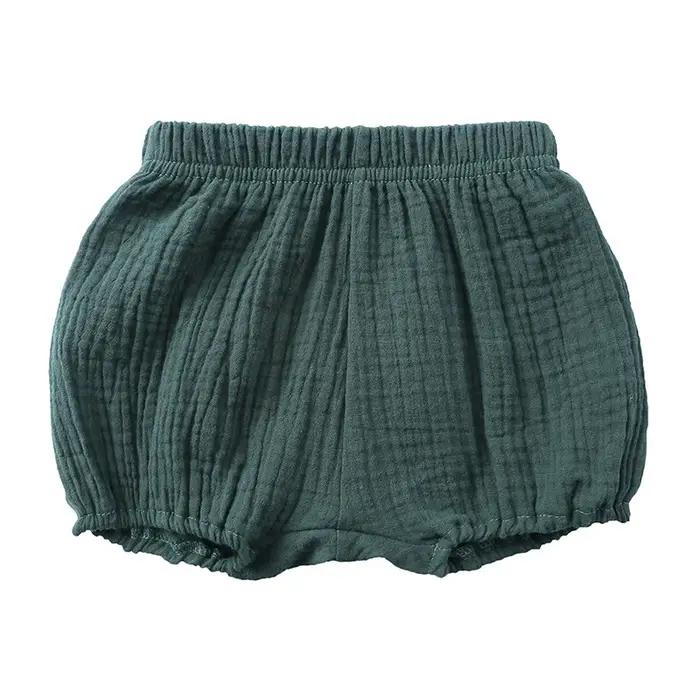 Bloomers d'été de couleur unie pour bébés 0-4T