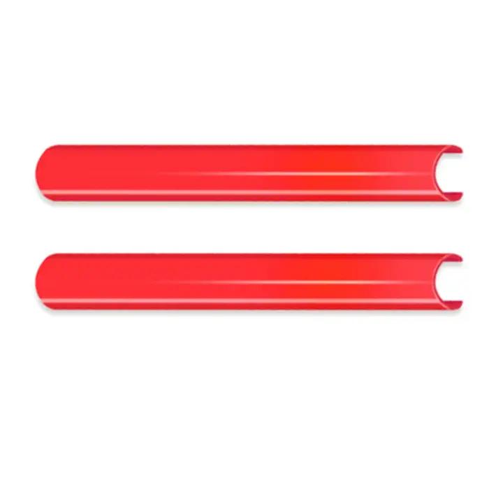 Bandes de garniture de calandre avant autocollants cadre de couverture accessoires BMW E60 E61 en plastique pour une personnalisation élégante et moderne