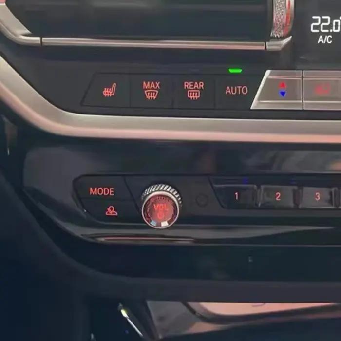 Bouton de contrôle du Volume en cristal, pour BMW F40 F44 G20 X3 G01 X4 G02 X5 G06 X7 G07 M3 G80 M4
