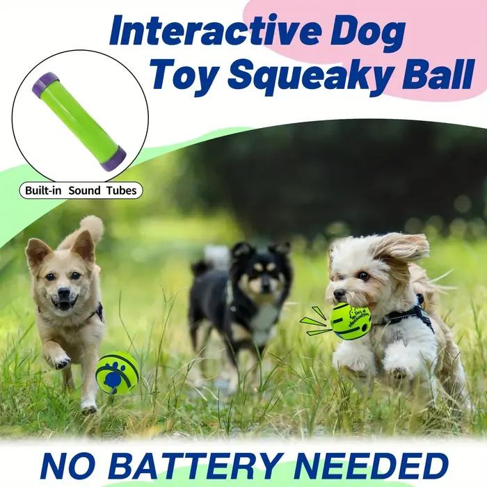 Balle Vibrante Durables Jouets à Mâcher Pour Tous Les Chiens Avec Sons Divertissants Occasions De Jeu Et Distraction