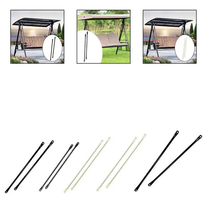 Barres de remplacement de balançoire, 2 pièces, tiges de balançoire d'extérieur, tiges de suspension