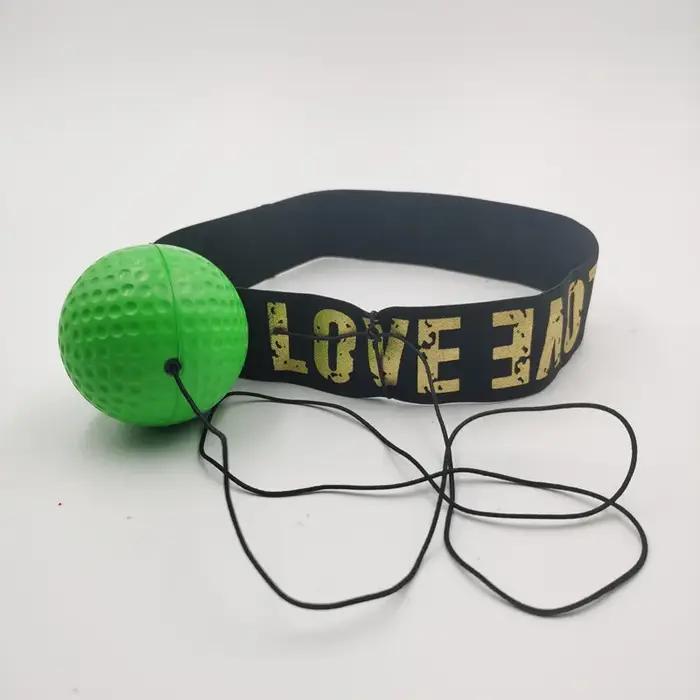 Ballon de vitesse de boxe à fixation sur tête en PU