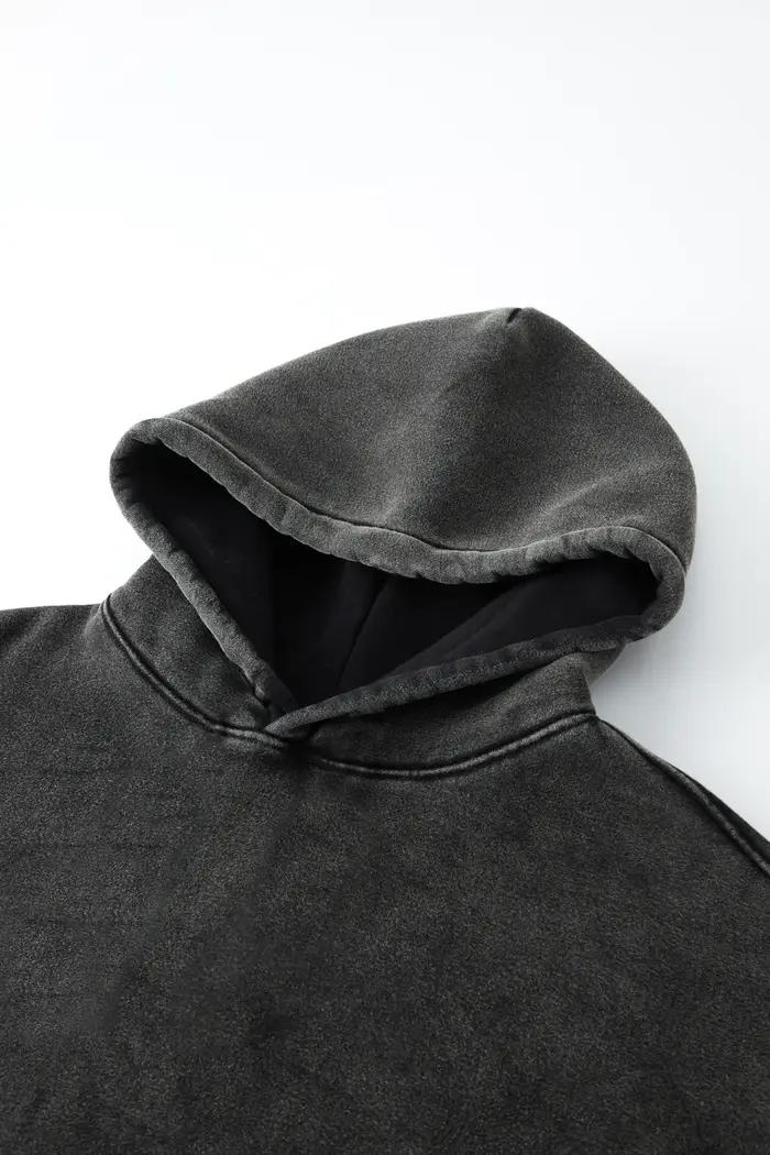 Sweat à capuche personnalisé vintage pour hommes, sweat-shirt Hip Hop, pull Streetwear personnel, 4