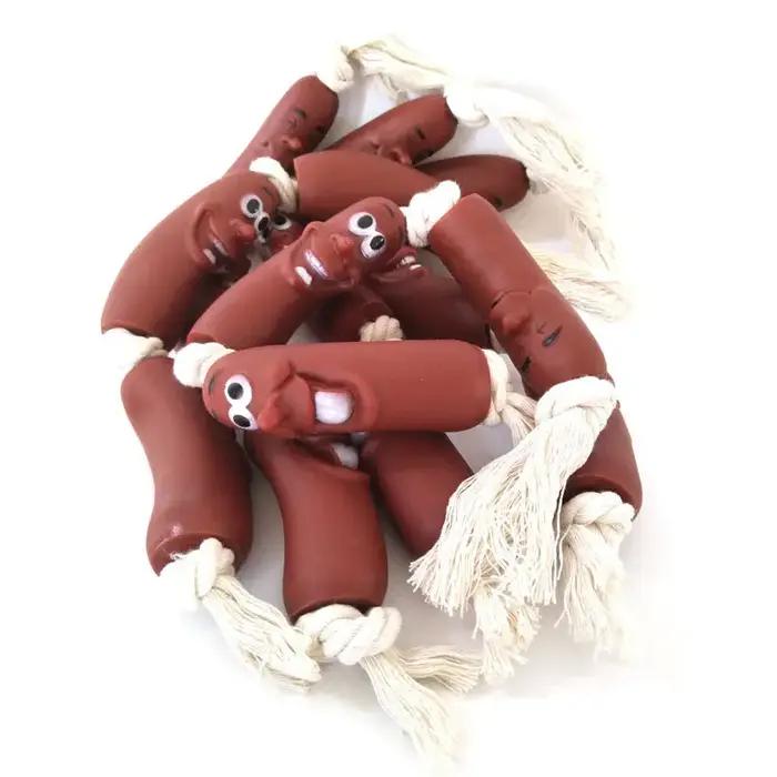 Jouet de saucisse pour chien-jouet drôle de remorqueur de guerre