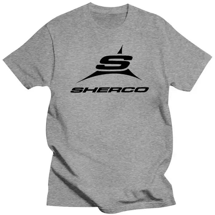 T-shirt sherco pour hommes, 100% coton, imprimé amusant, style Harajuku, col rond, manches courtes, pour hommes, occasions spéciales