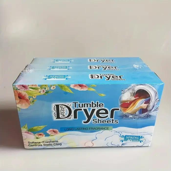 120/40 feuilles doucisseur de tissu feuilles de séchage Ultra doux parfum frais antistatique élimination des odeurs essentiels de nettoyage pour vêtements frais