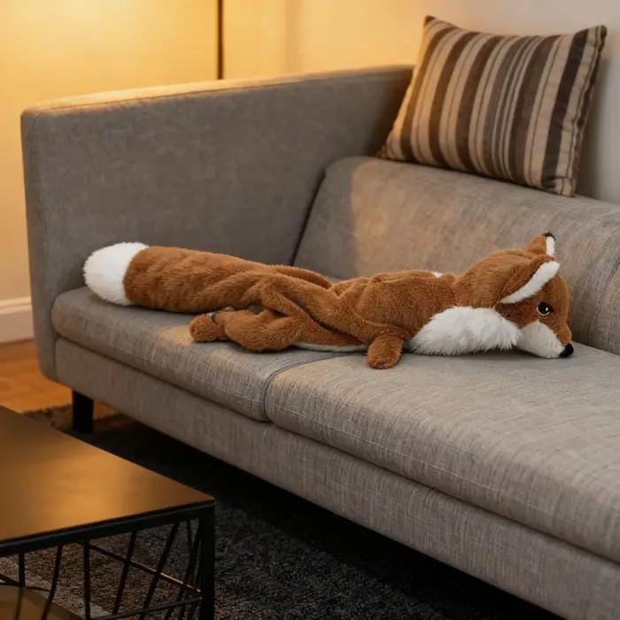 Jouet en peluche renard pour chien