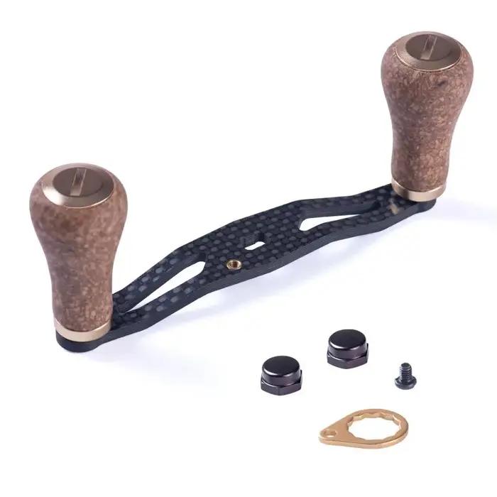 ARTSEA Refit moulinet de pêche en Fiber de carbone poignée bascule 30g bois de caoutchouc Konb pour