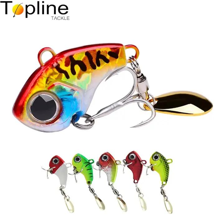 ToplineTackle queue Spinner leurre de pêche 5g 7g 10g 14g 20g métal VIB queue rotative Swimbait trui
