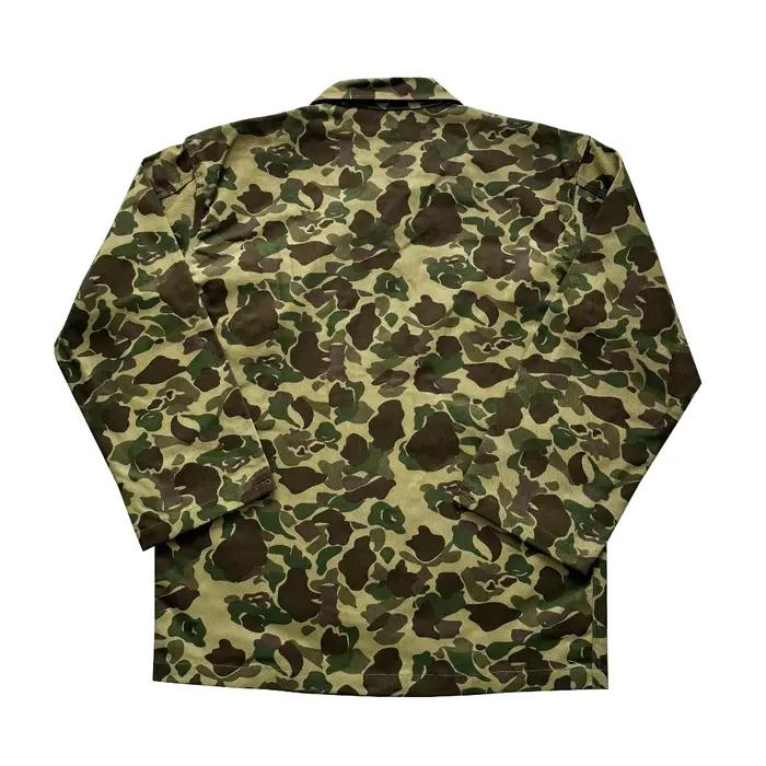 Uniforme de Soldat Américain WW2, Manteau de Camouflage Double Face, Veste de Soldat HBT Vintage, pour la html au Canard