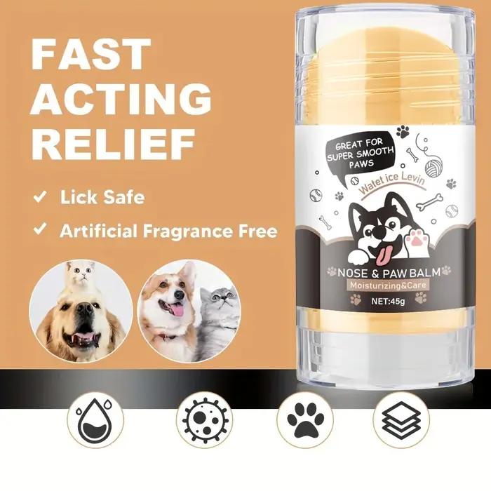 Baume pour pattes de chien - Sucette à museau Lick Safe - Stimulation hydratante
