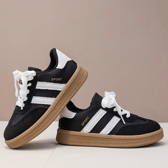 Chaussures De planche pour enfants baskets pour garçons 3-18 ans kaki garçons filles chaussures simp