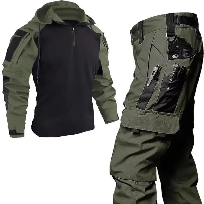 Tenue tactique complète militaire pour chasse randonnée et entraînement durable respirante