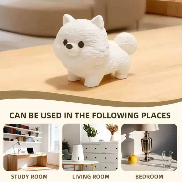 Figurine de chien Pomeranian