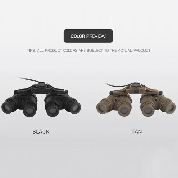 Jumelles tactiques GPNVG-18 vision nocturne factice pour cosplay airsoft et décoration de casque