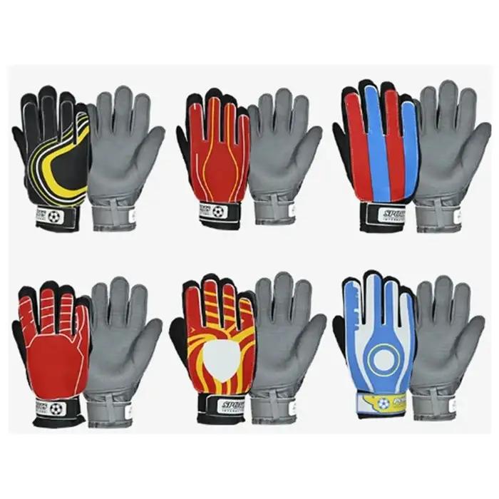 Gants de gardien de but professionnels avec logo d'équipe pour enfants