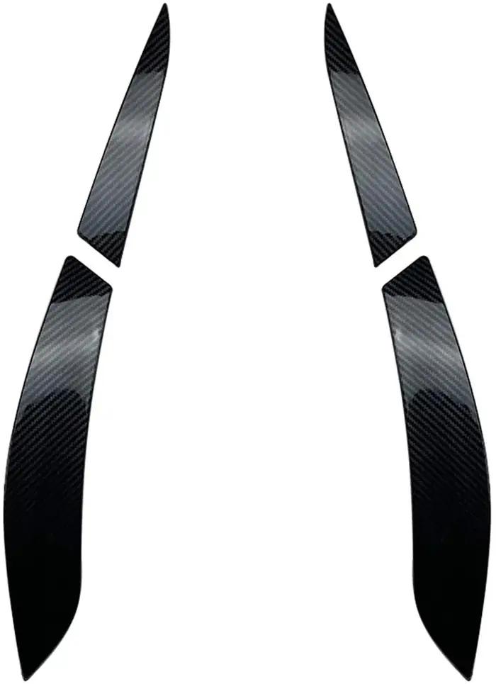 Garnitures décoratives pour feux arrière VW Golf 6 2008 2009 2010 2011 2012 2013 kit de 4 pièces vert armée noir garnitures de style sportif à installer facilement