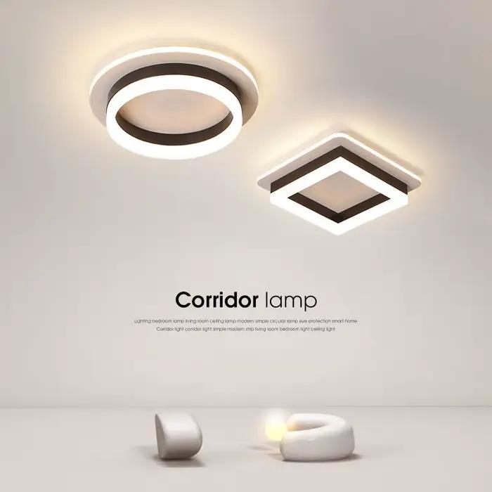 Lustre LED moderne éclairage intérieur pour couloir couloir monté en Surface acrylique plafonnier la